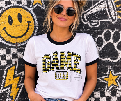 Stripe Game Day Spirit Ringer T-Shirt