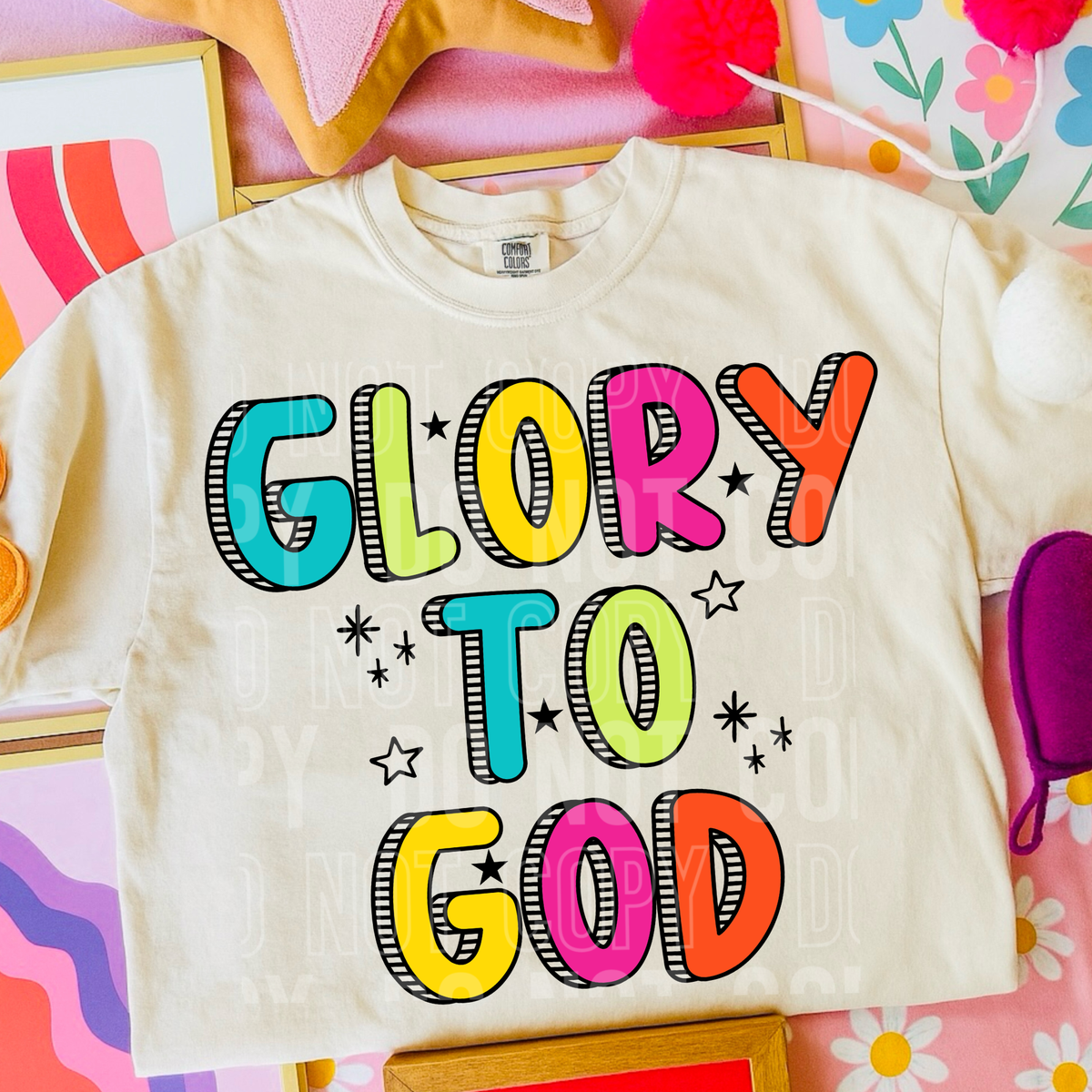 Glory To God Neons T-Shirt