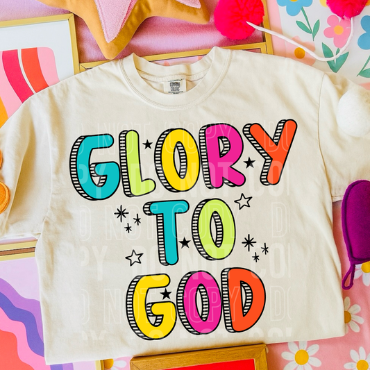 Glory To God Neons T-Shirt