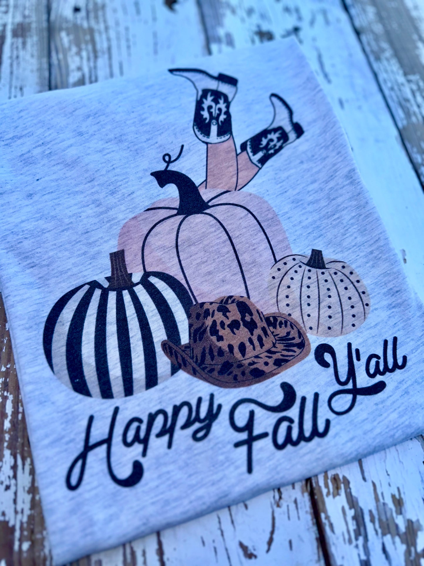 Happy Fall Y'all Pumpkin T-Shirt