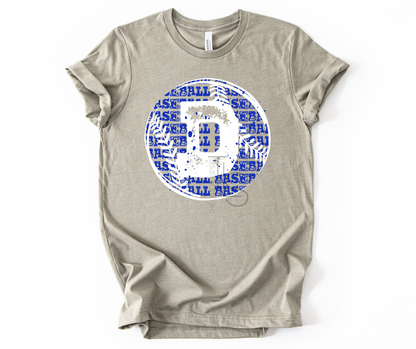 Exclusive Eagles Distressed Baseball T-Shirt