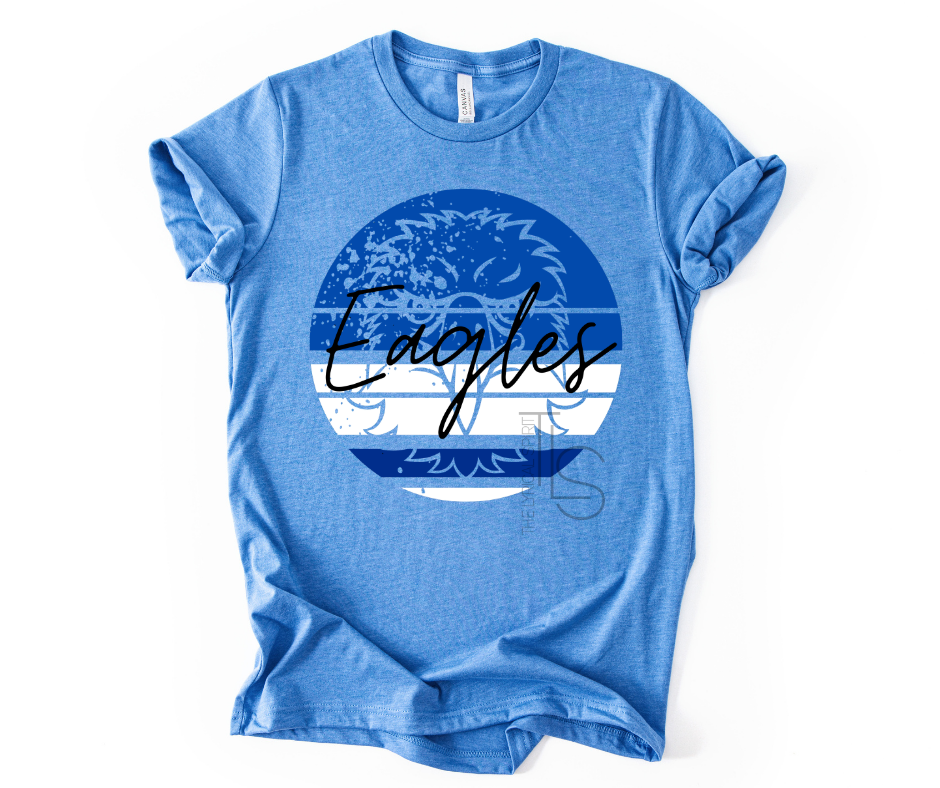 Eagles Blue Circle Custom Exclusive T-Shirt