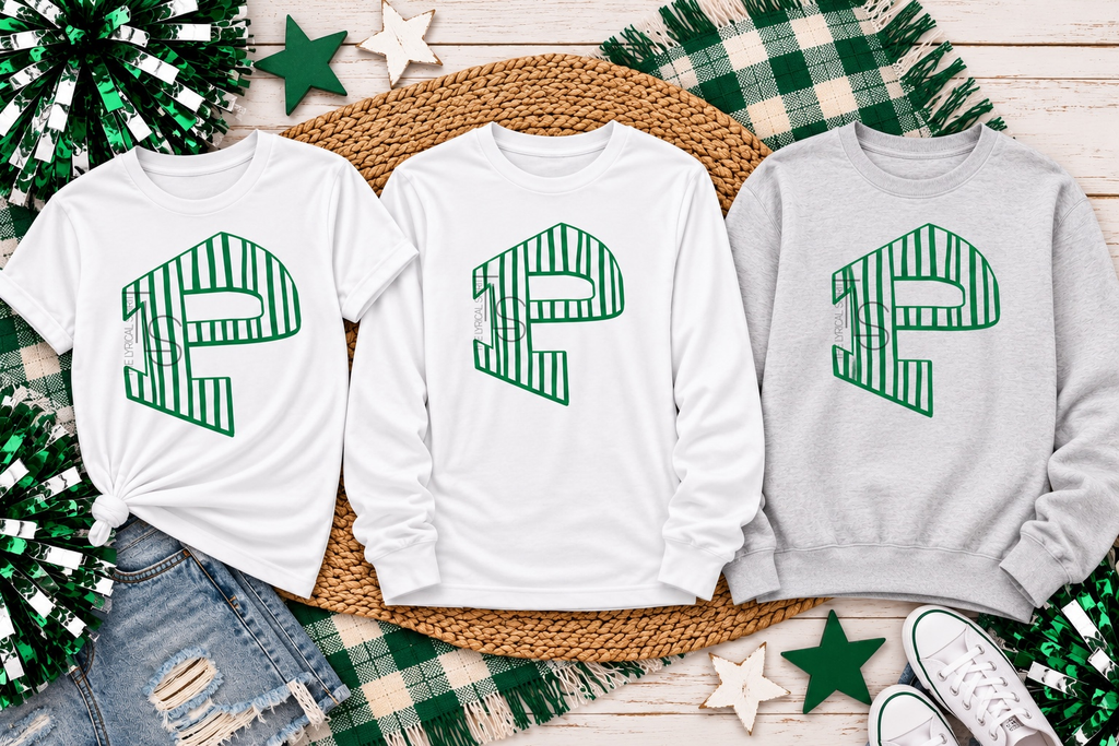 Striped P Green Exclusive T-Shirt/Sweatshirt