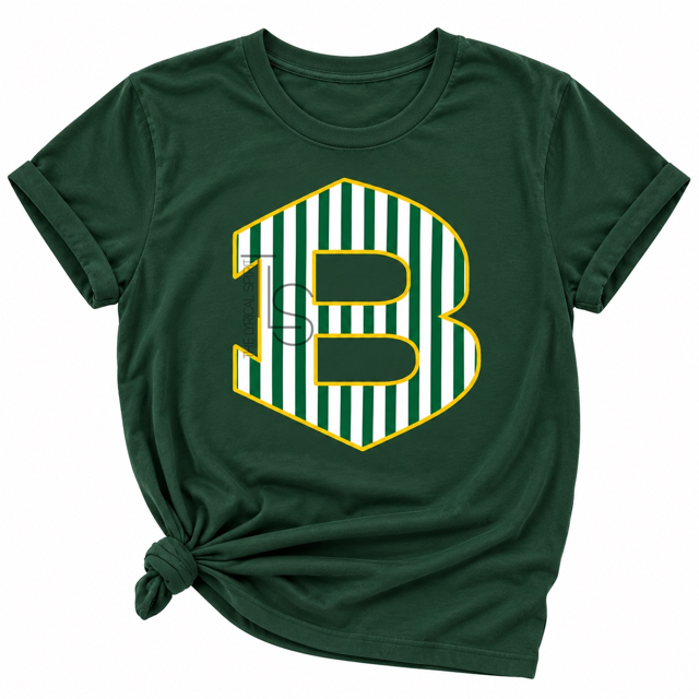Striped B Dark Green Spirit Exclusive T-Shirt/Sweatshirt