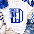 Striped D Royal Blue Spirit Bow Exclusive T-Shirt