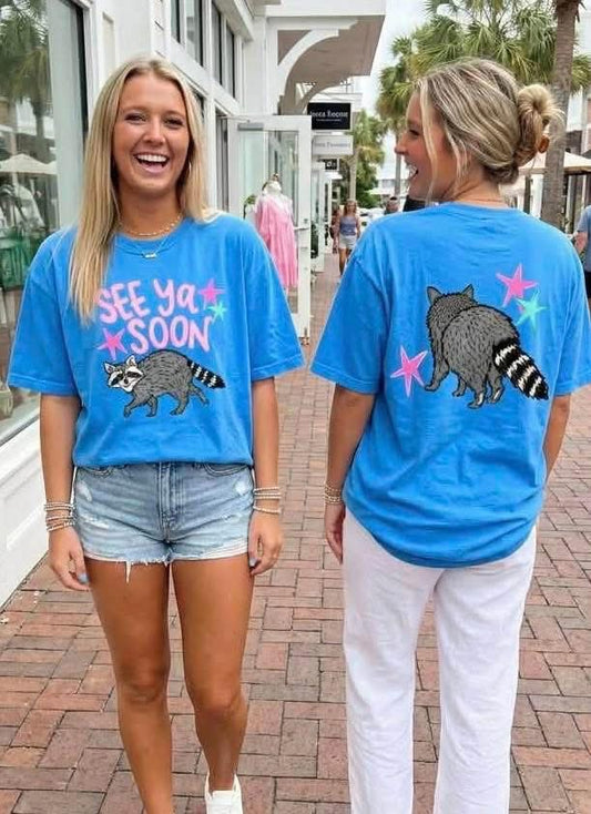 See Ya Soon Raccoon T-Shirt