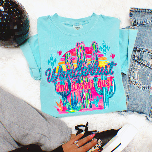 Wanderlust & Desert Dust Neons T-Shirt