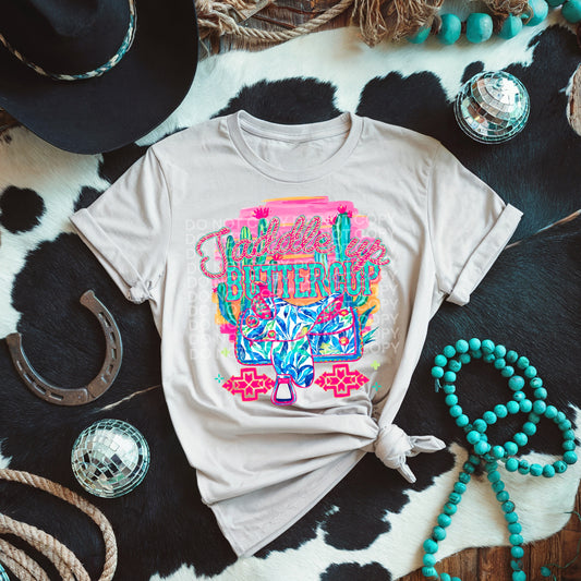Saddle Up Buttercup Western Neons T-Shirt