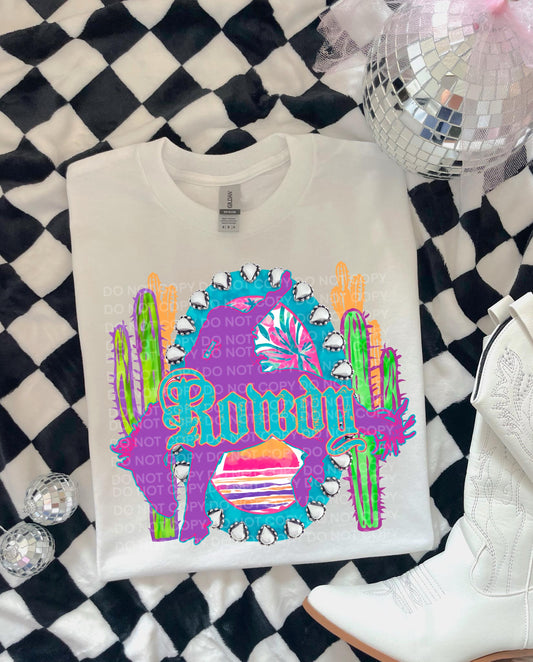 Rowdy Western Neons T-Shirt