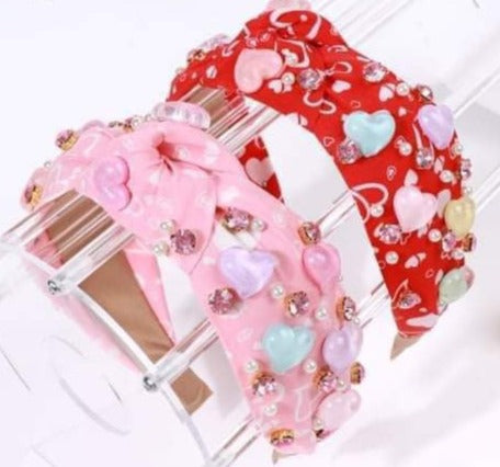 Valentine's Pattern Heart Headbands