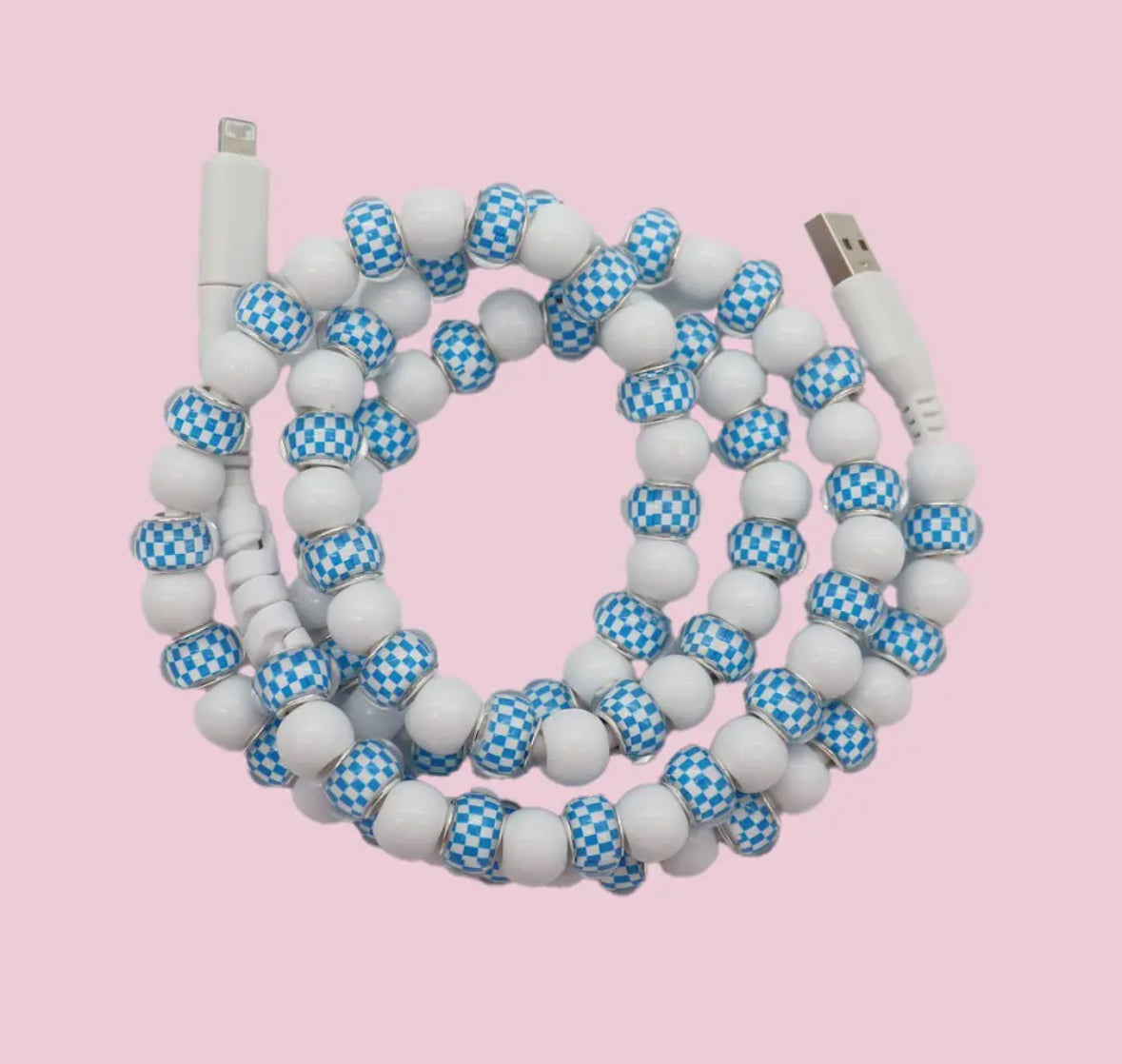 Beaded Phone Charging Cords