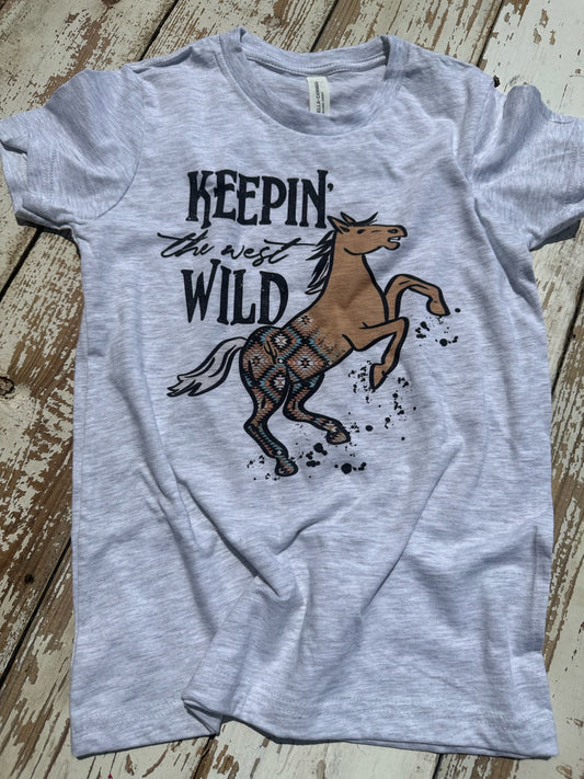 Keepin' the West Wild Kids T-Shirt