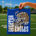 Game Day Energy Leopard Football Spirit T-Shirt