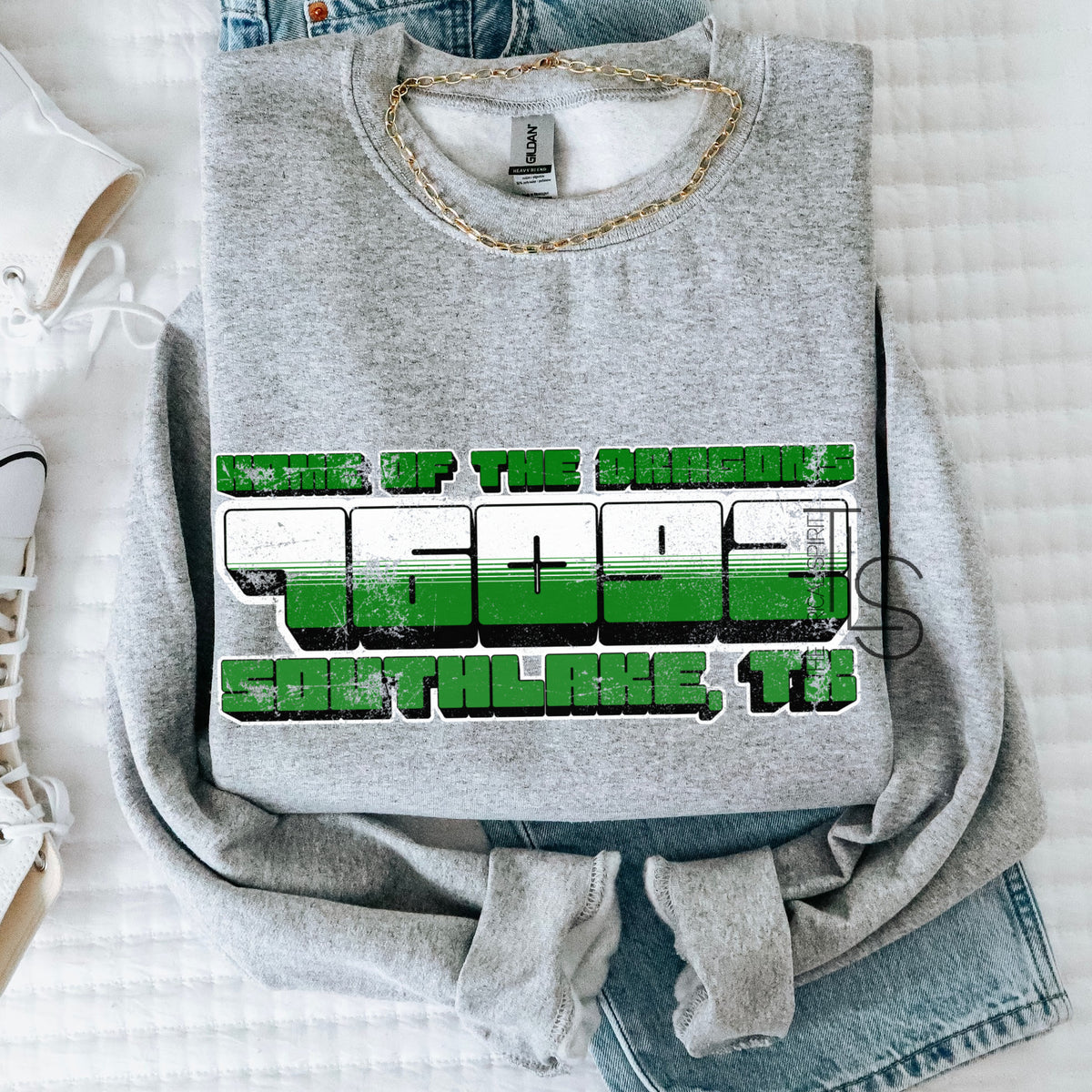 Home Of The Dragons Southlake Zip Code Exclusive Spirit Sweatshirt