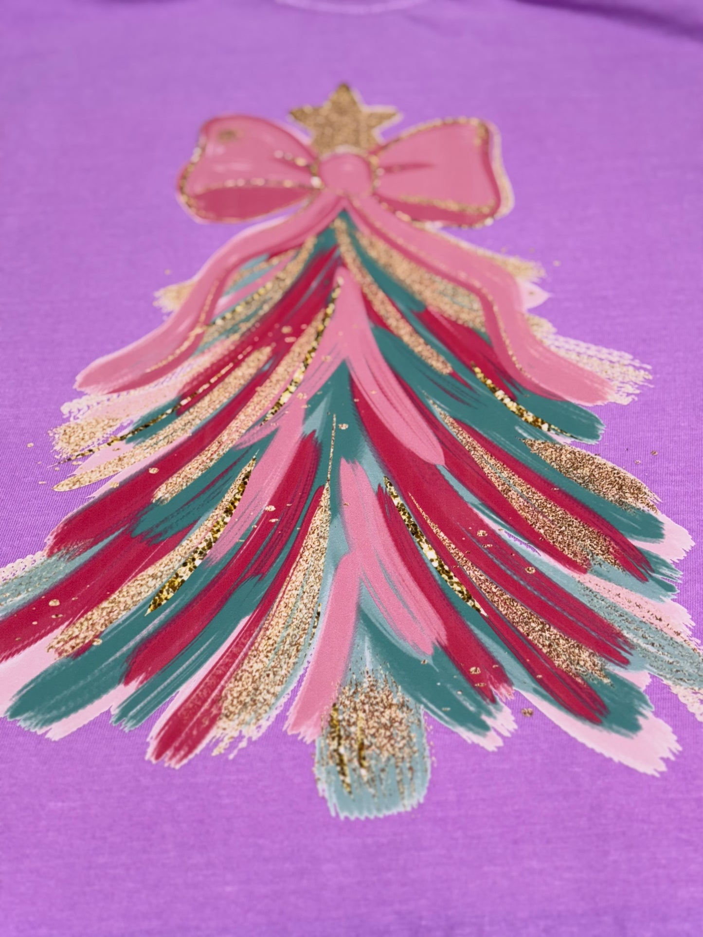 Painted Christmas Tree T-Shirt
