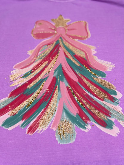 Painted Christmas Tree T-Shirt