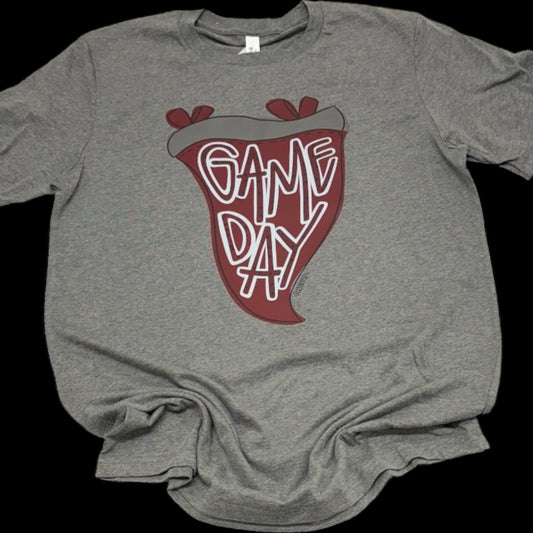 Game Day Maroon Flag Exclusive Design T-Shirt