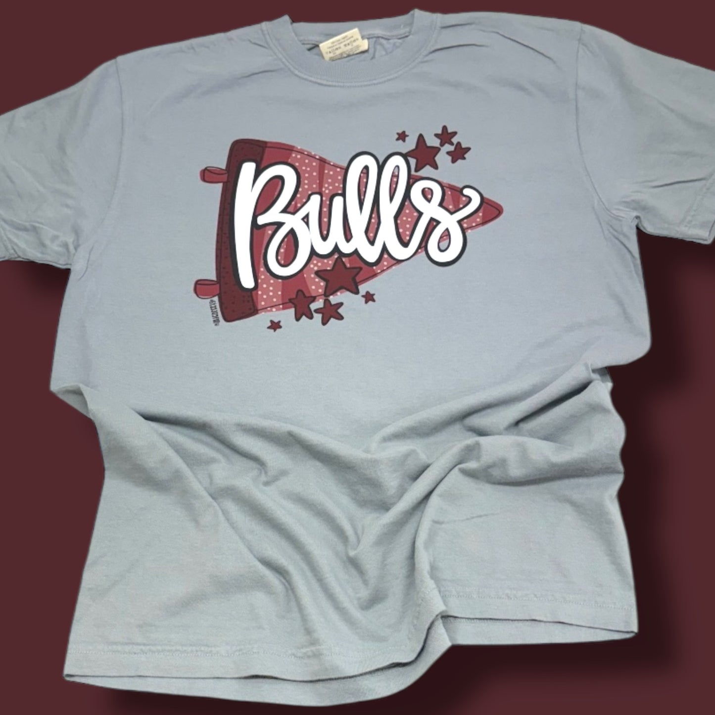 Bulls Pendant Flag Exclusive Design T-Shirt