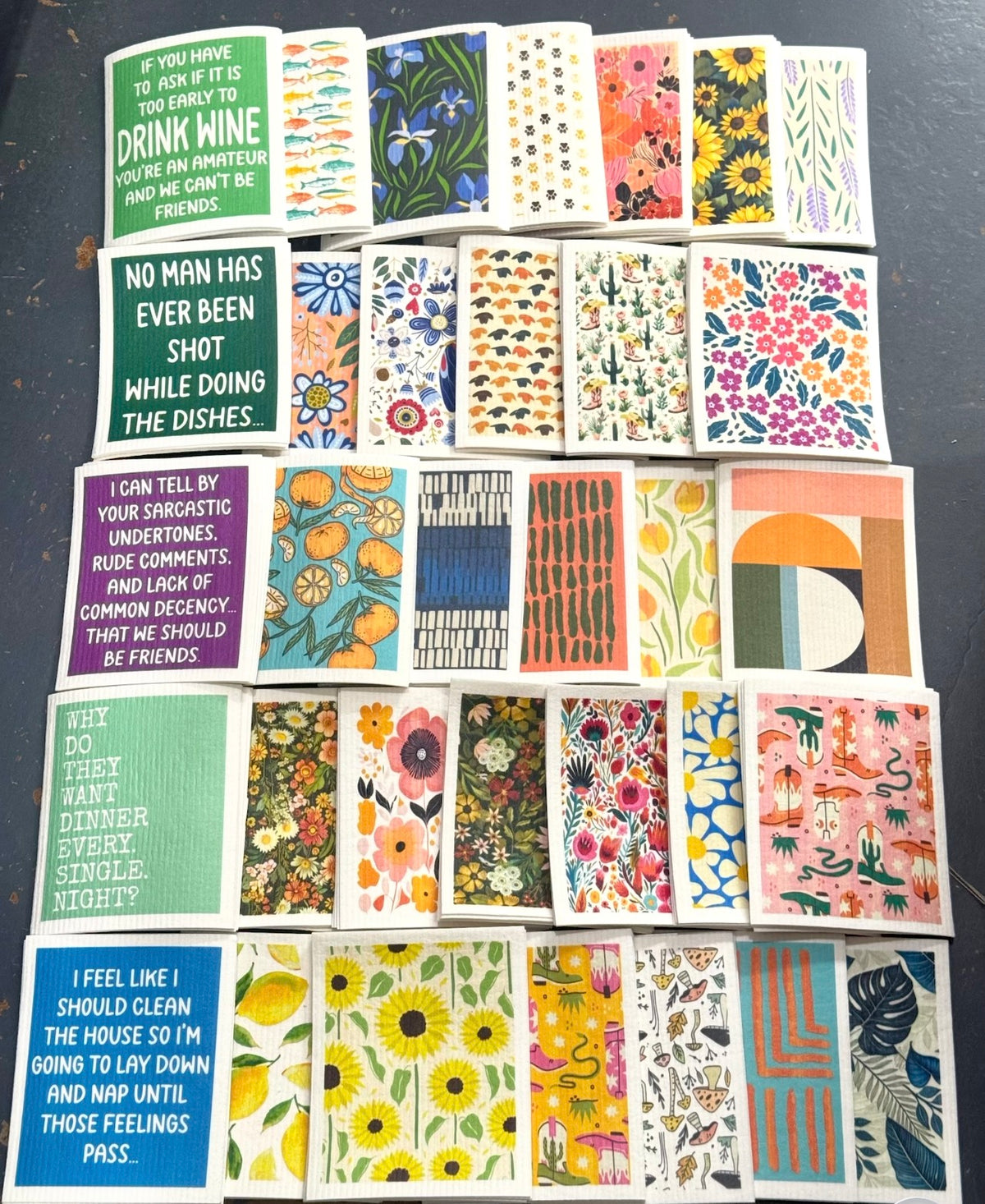 Assorted Swedish Sponge Cloth