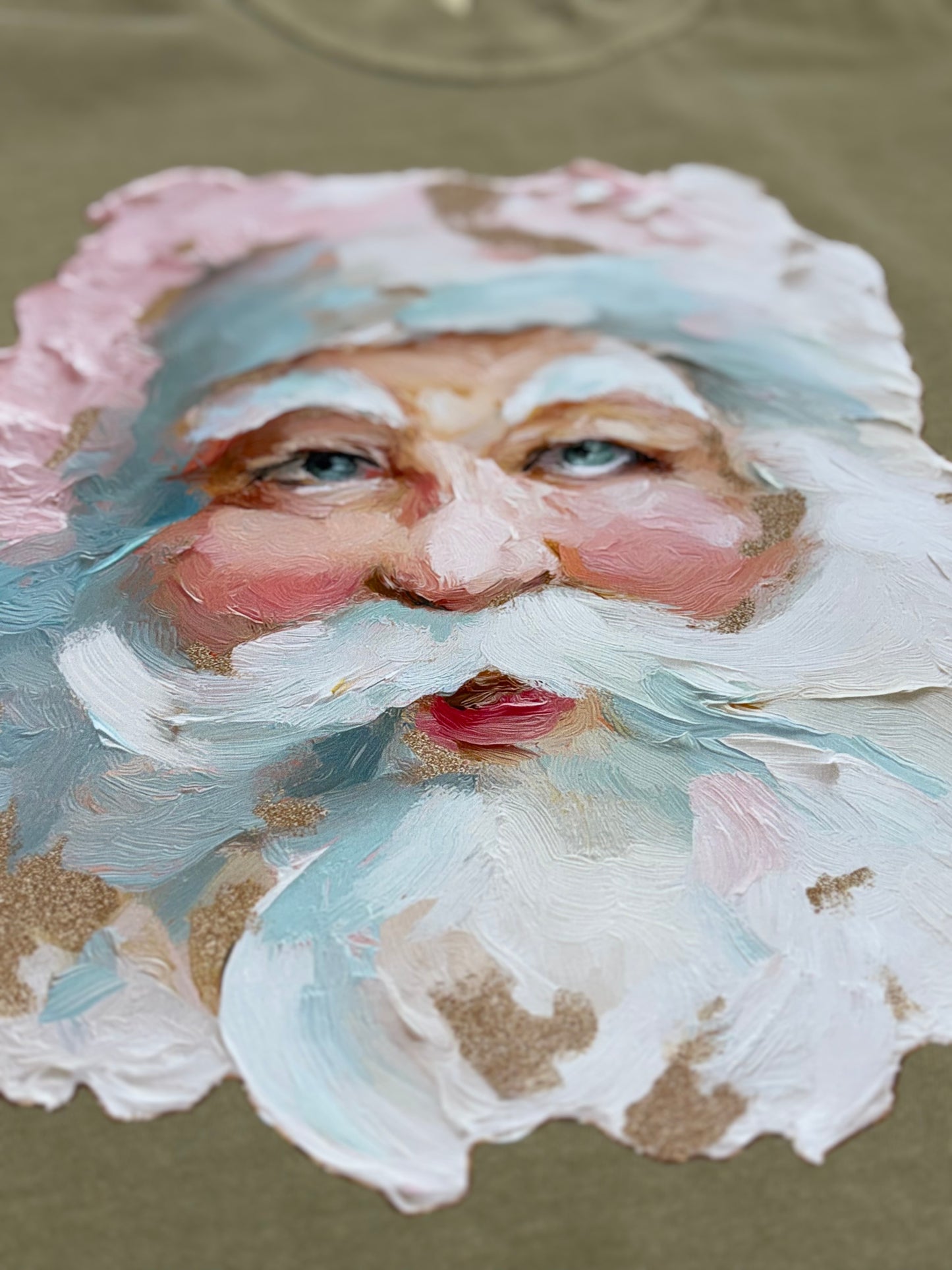 Pastel Painted Santa T-Shirt