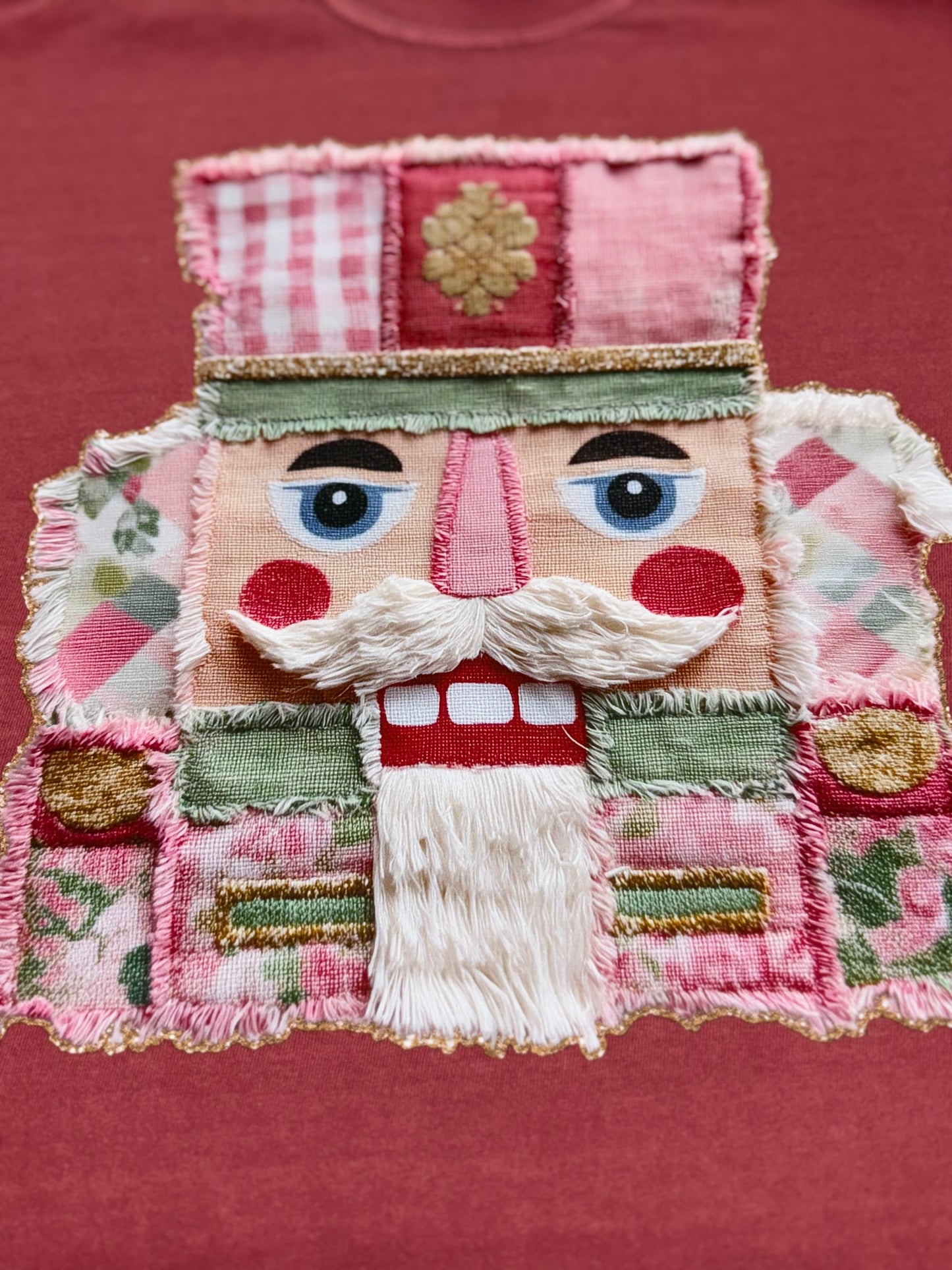 Nutcracker Patchwork Christmas T-Shirt