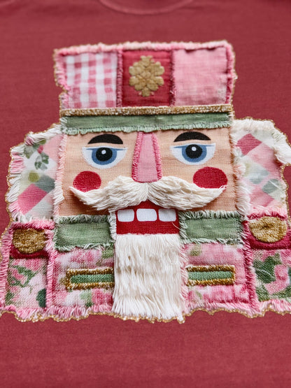 Nutcracker Patchwork Christmas T-Shirt