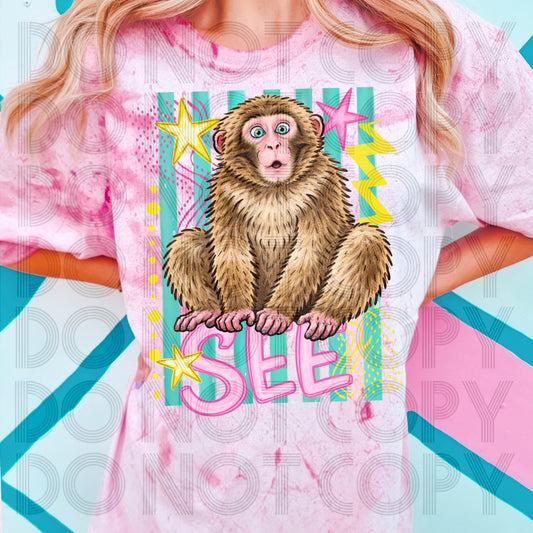 Monkey See, Monkey Do Colorblast T-Shirt