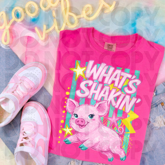 What's Shakin' Bacon Pig T-Shirt