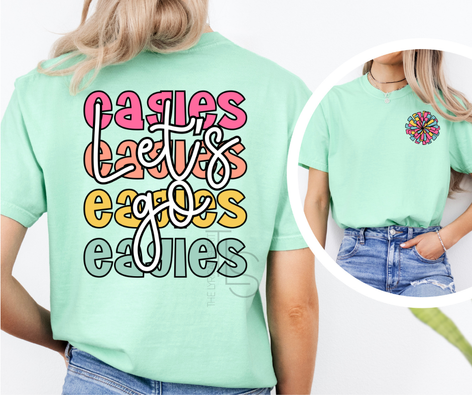 Let's Go Eagles Custom Exclusive T-Shirt 