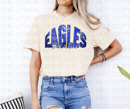 Decatur Eagles Sequin Exclusive T-Shirt