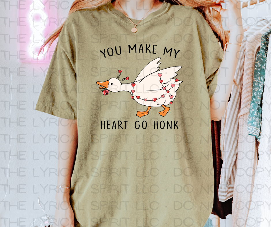 You Make My Heart Go Honk Valentine's T-Shirt