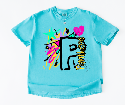 Neon Splash Panthers Custom Exclusive T-Shirt
