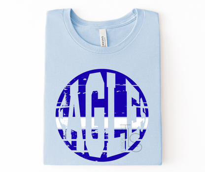 Exclusive Eagles Distressed Circle T-Shirt