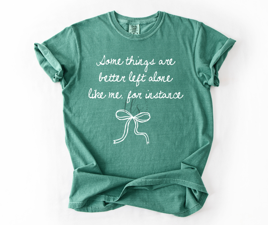 Better Left Alone Bow T-Shirt