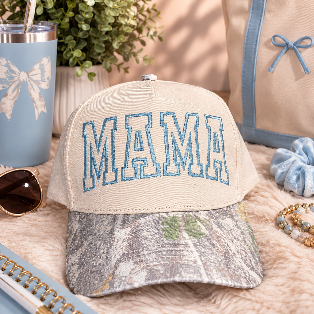 MAMA Outline - Structured Embroidered Hat