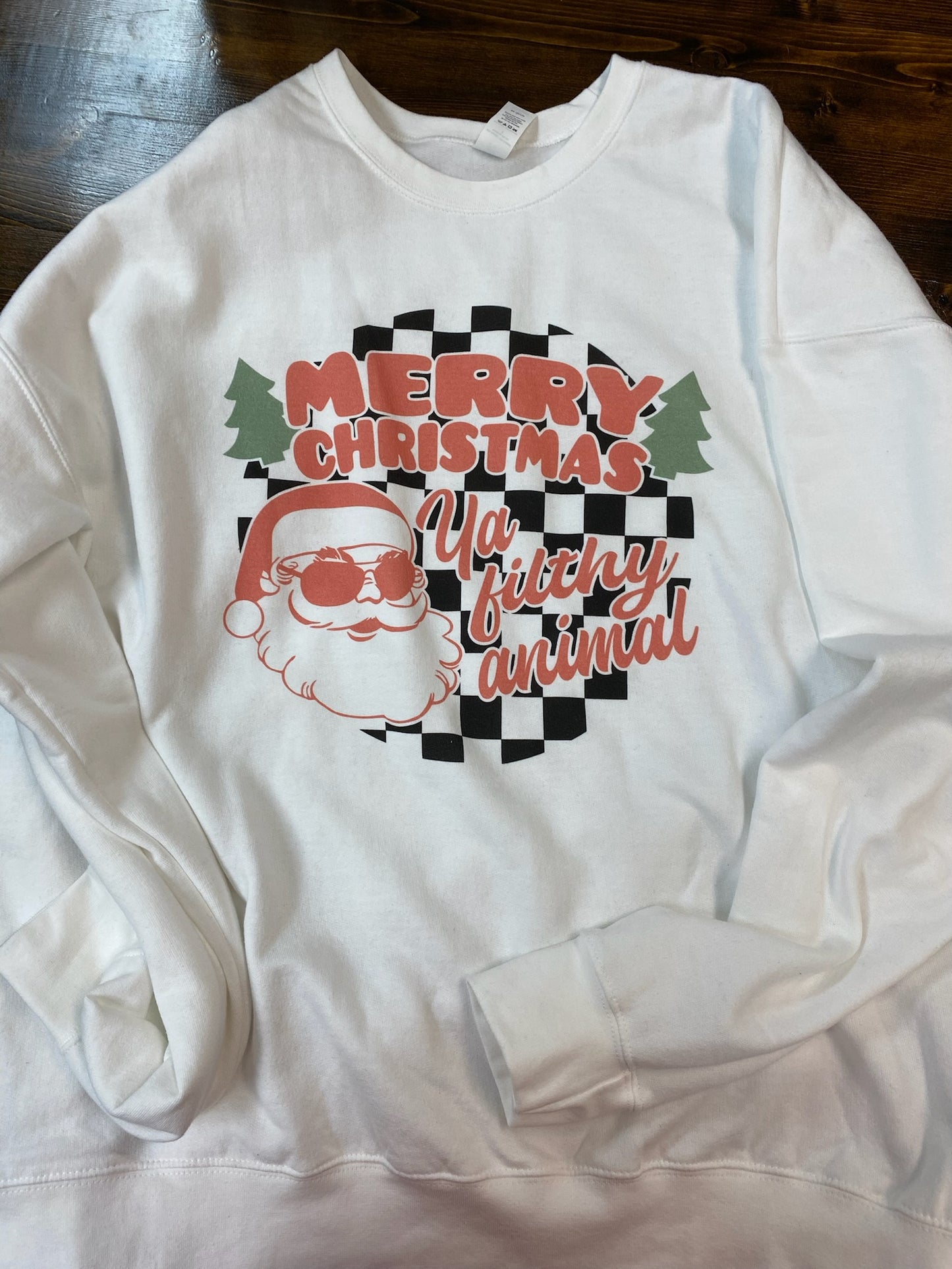 Merry Christmas Filthy Animal Christmas Sweatshirt