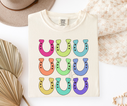 Neon Horseshoes Custom Exclusive T-Shirt