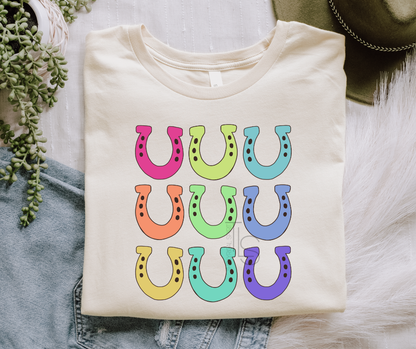 Neon Horseshoes Custom Exclusive T-Shirt