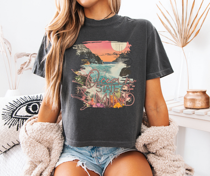 Ocean State Of Mind Custom Exclusive Boxy T-Shirt
