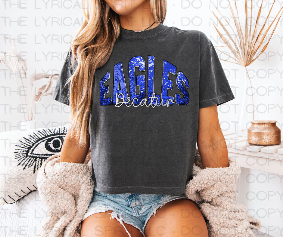 Decatur Eagles Sequin Exclusive T-Shirt