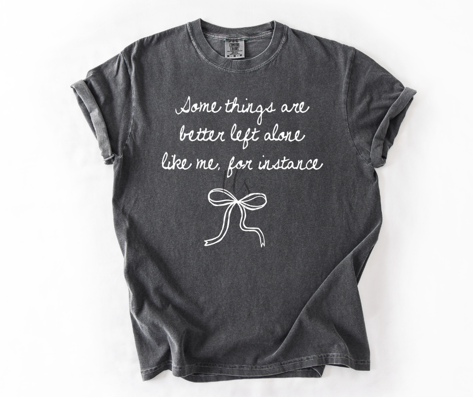 Better Left Alone Bow T-Shirt