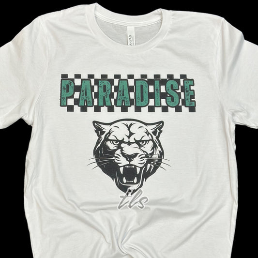 Paradise Panther Head Spirit Wear T-Shirt