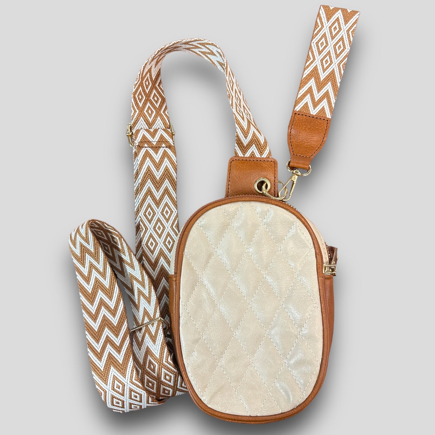 Molly Rounded Quilt Sling Bag