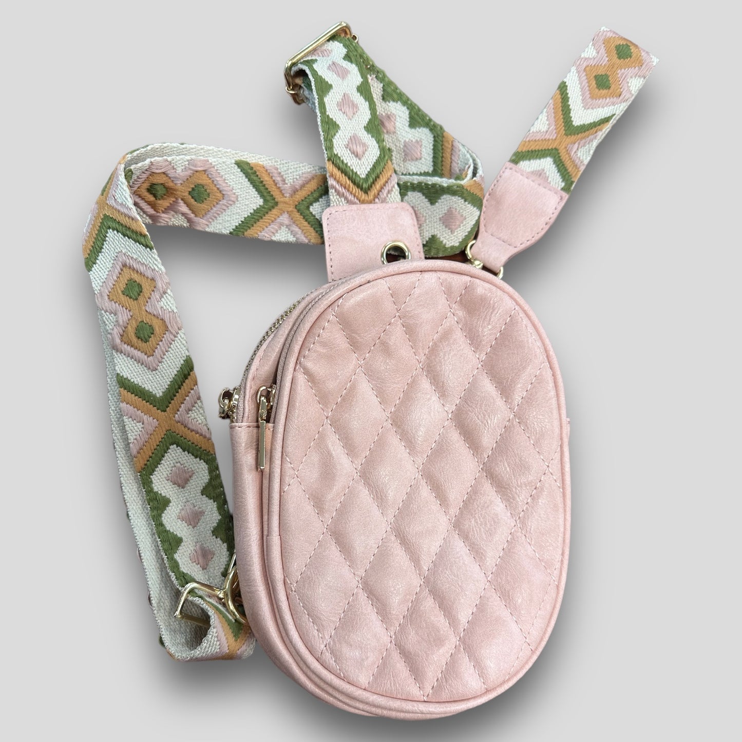 Molly Rounded Quilt Sling Bag