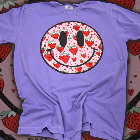 Strawberry Smiley T-Shirt