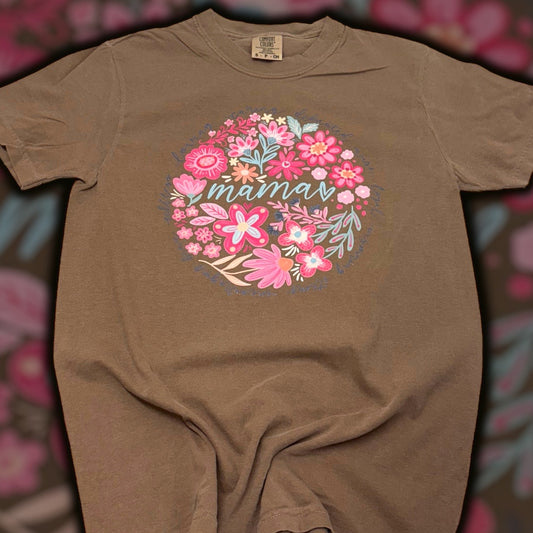 Mama Circle Florals T-Shirt
