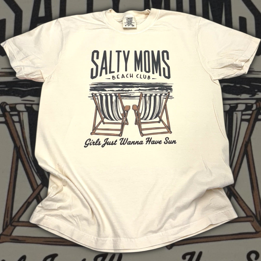 Salty Moms Beach Club T-Shirt