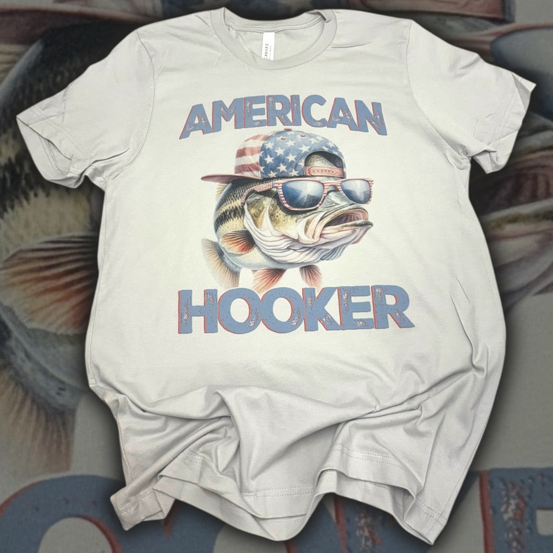 American Hooker Fish T-Shirt