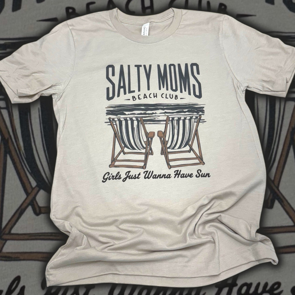 Salty Moms Beach Club T-Shirt