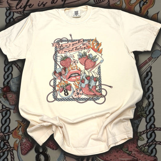 Life Is A Gamble Strawberries T-Shirt